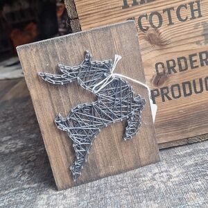 Handmade Reindeer String/Nail Art